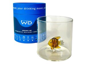 Bicchiere WD lifestyle pesce oro