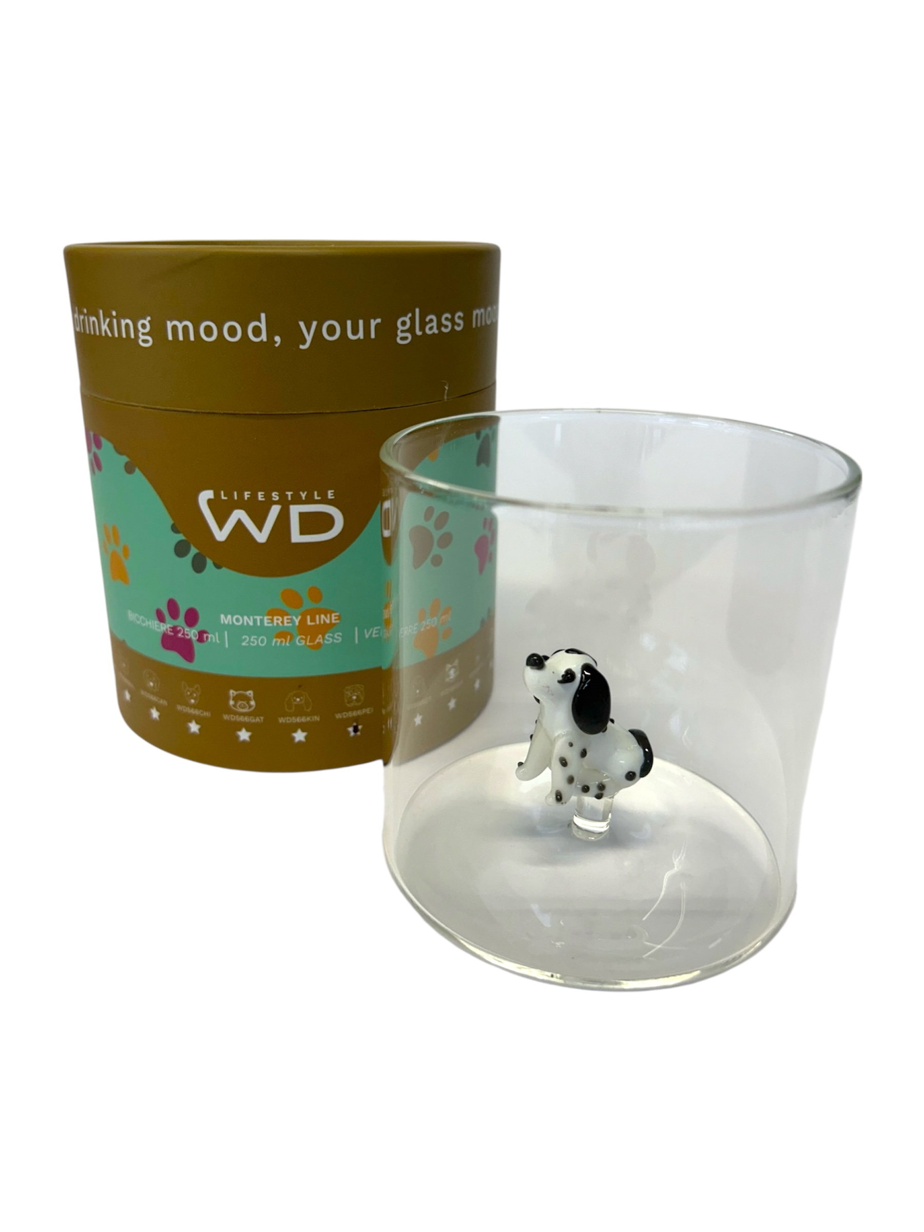 Bicchiere WD lifestyle cane dalmata